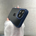 Metal Lens Transparent Magnetic Case for iPhone 15 Pro Max